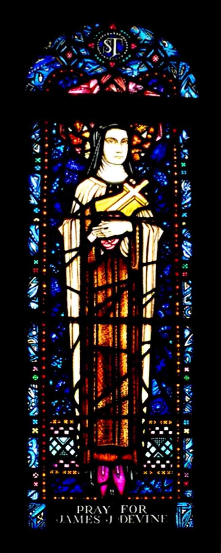 Stained Glass at Sacred Heart church