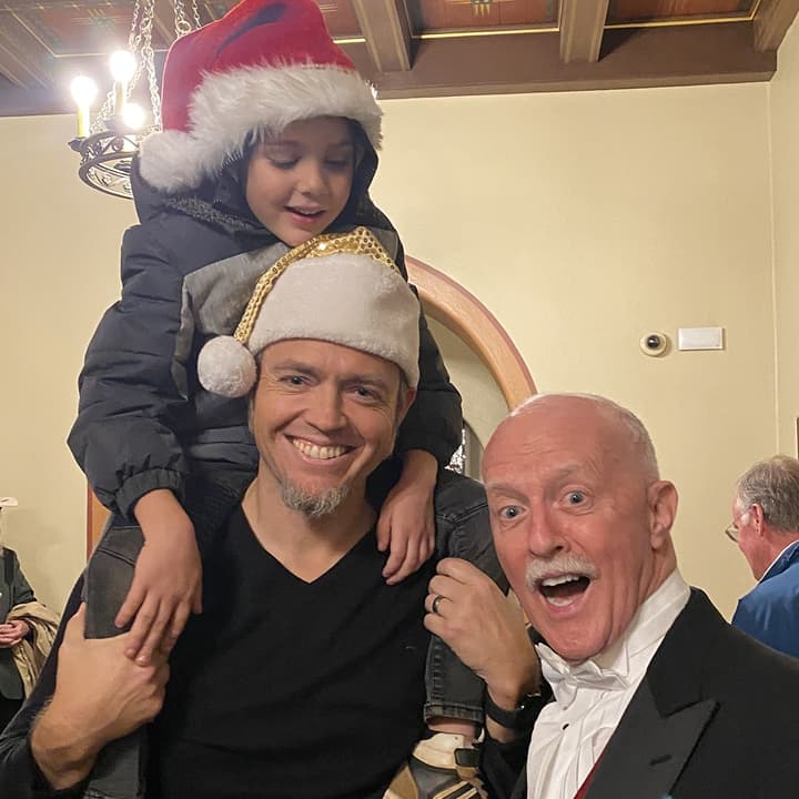 Donald and attendees